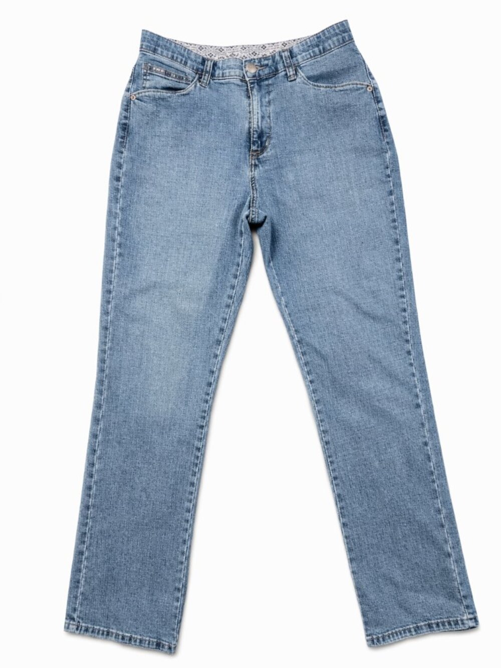 Lee Platinum Label Straight Leg Jeans, ✨ No Gap Comfort Waistband, Size 10P - Picture 6 of 7